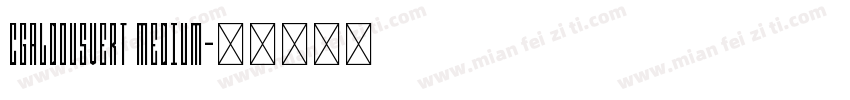 CgAldousVert Medium字体转换